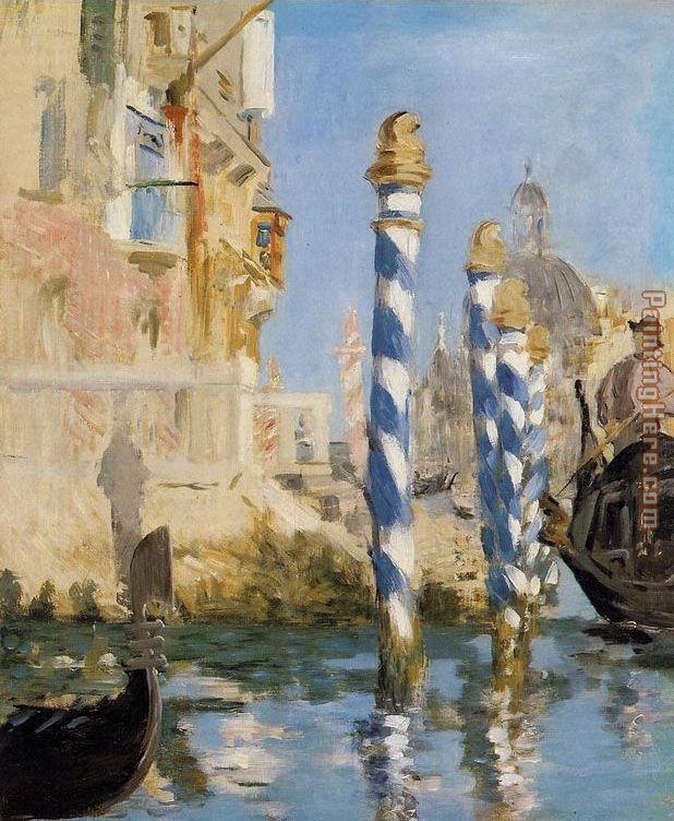 The Grand Canal Venice painting - Edouard Manet The Grand Canal Venice art painting